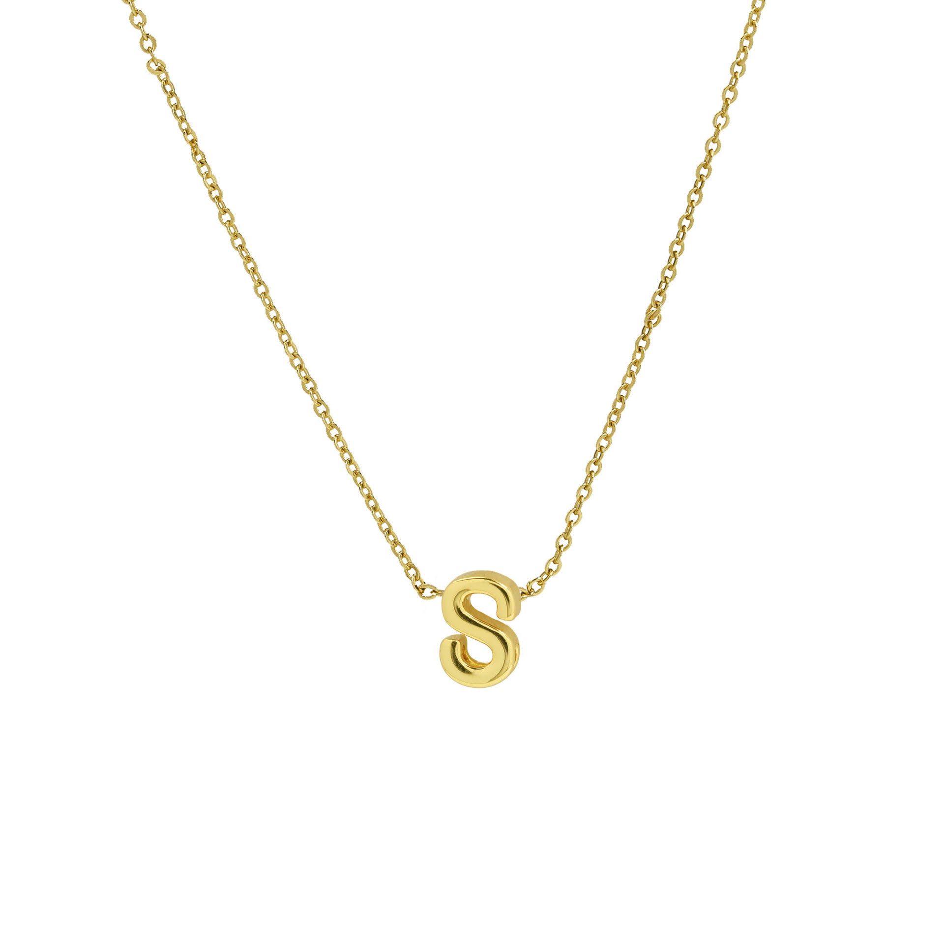 Agnes Initial Pendant Necklace - S [Q0FLS30W]