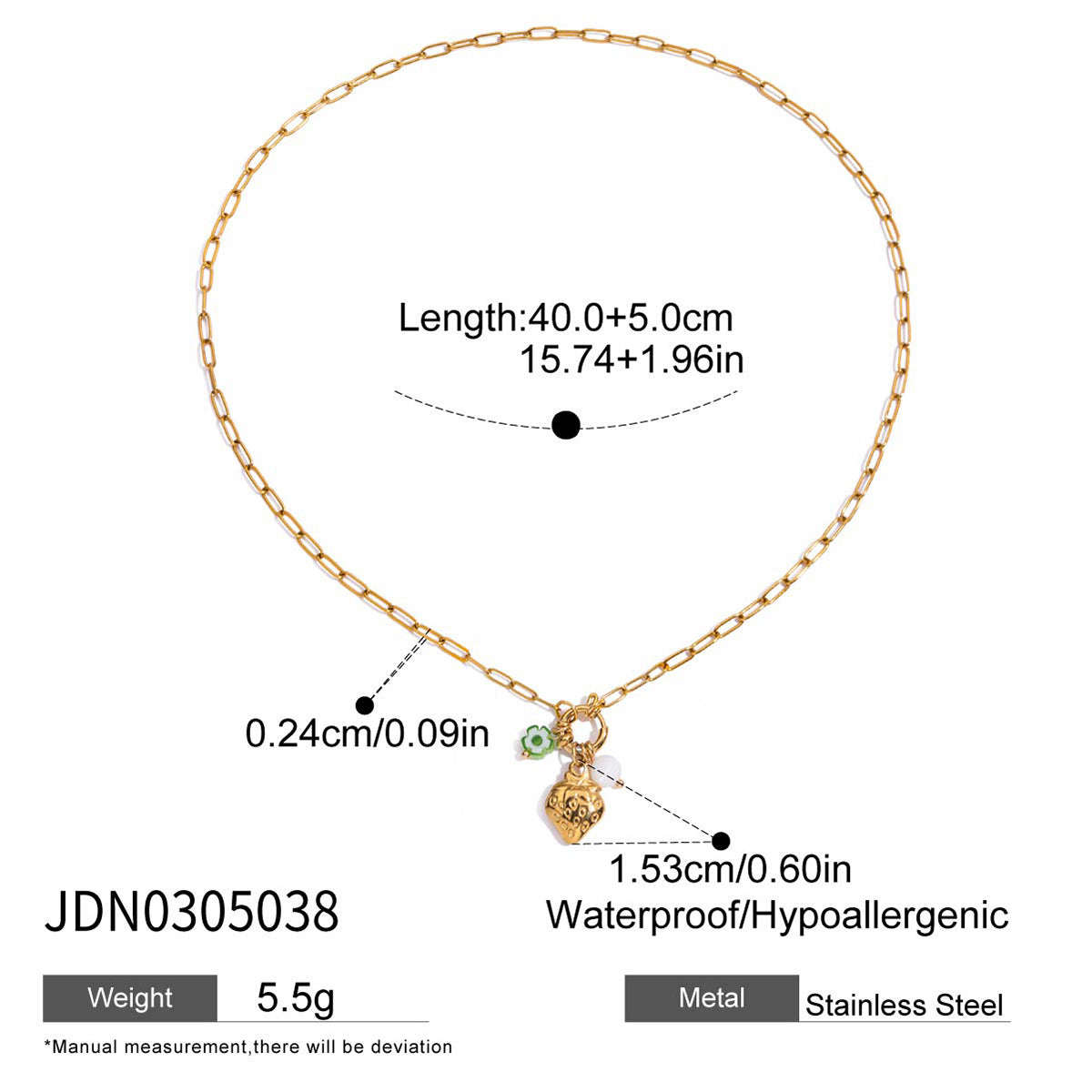 Anaelle Pearl Strawberry Necklace - JDN0305038 [NCN8JUBP]