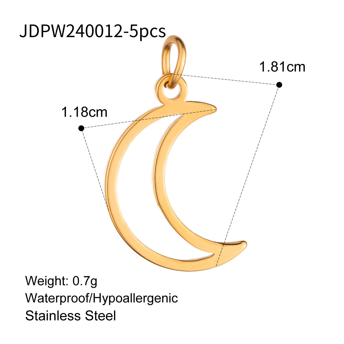 Vivianne Assorted Charm Pendants - JDPW240012-5pcs [F39EBTHC]