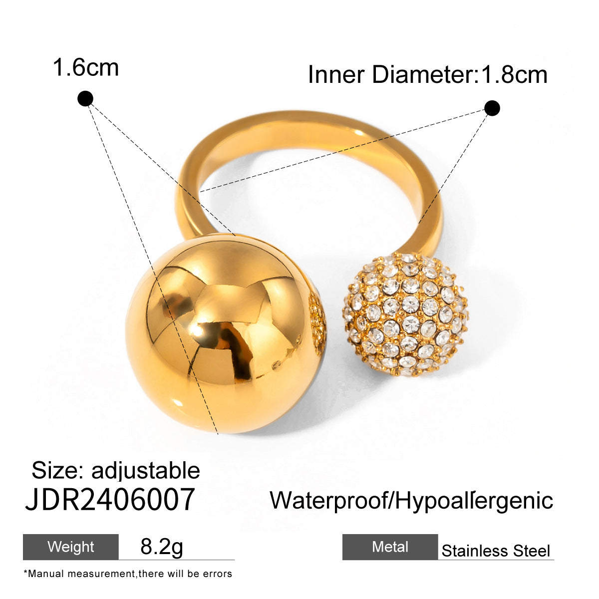 Melissa Geometric Open Ring - JDR2406007 [EZHD7F2A]