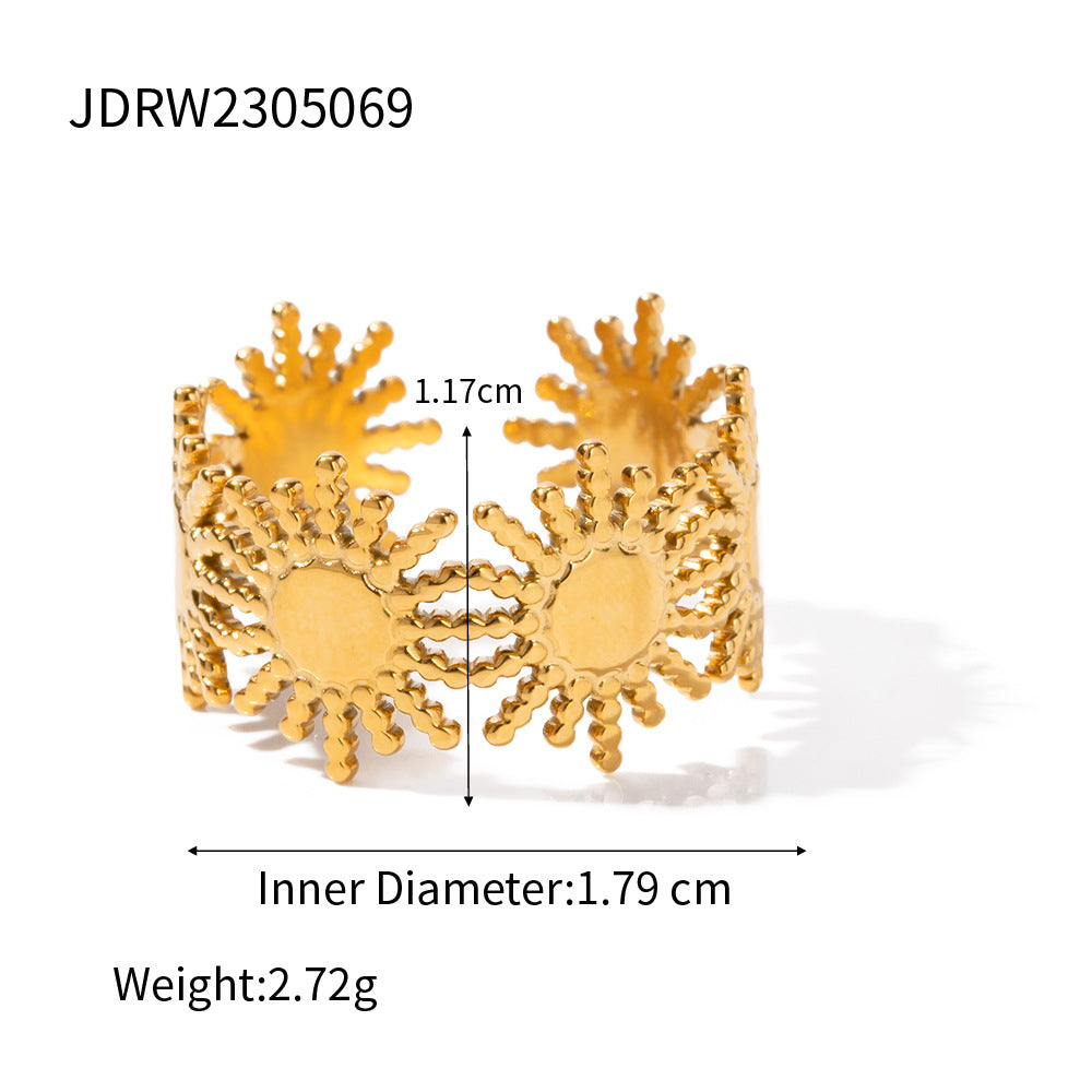 Amberlynn Turquoise Star Open Ring Set - JDRW2305069 [AKM6ON62]