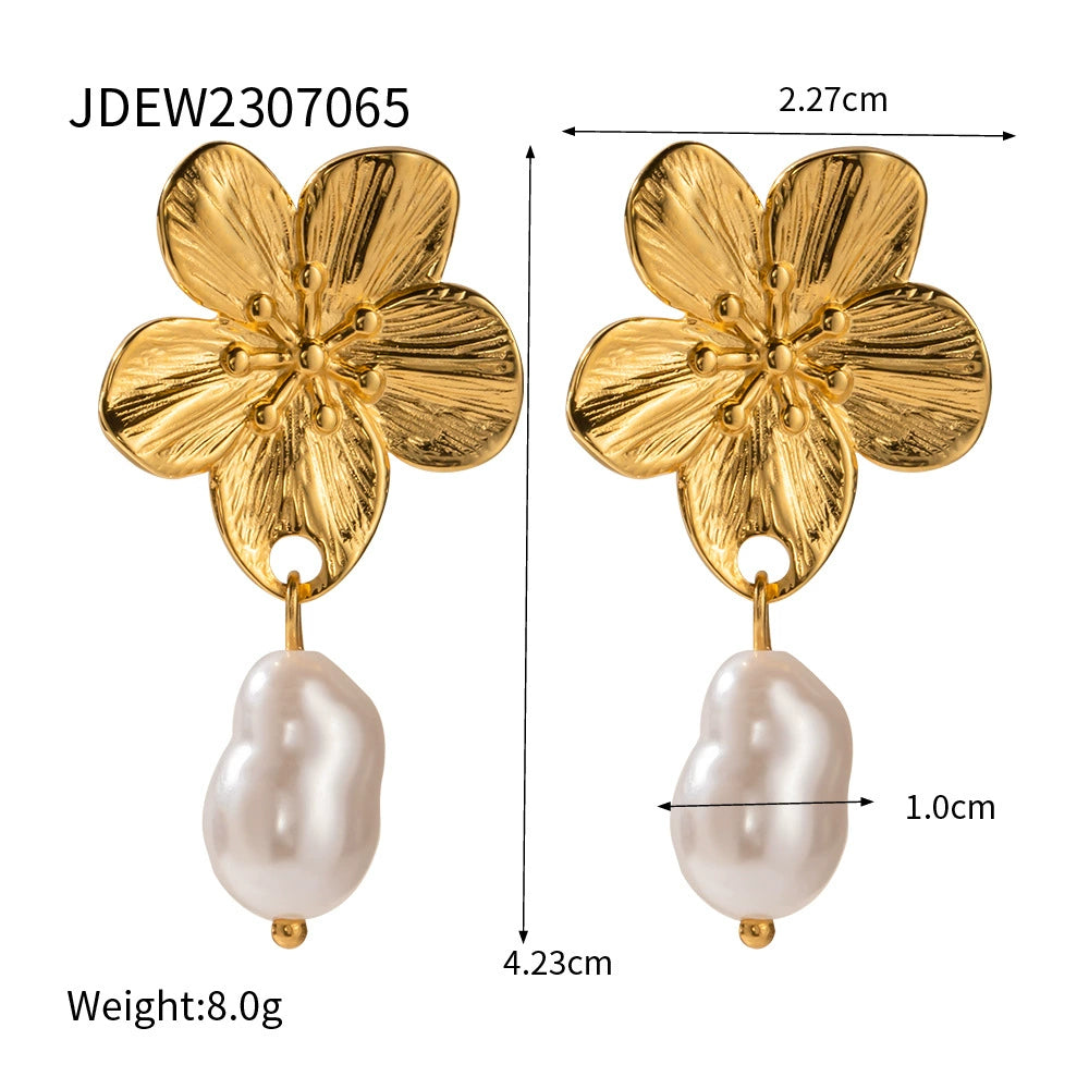 Brailey Evil Eye Floral Earrings - JDEW2307065 [09NUXDB1]