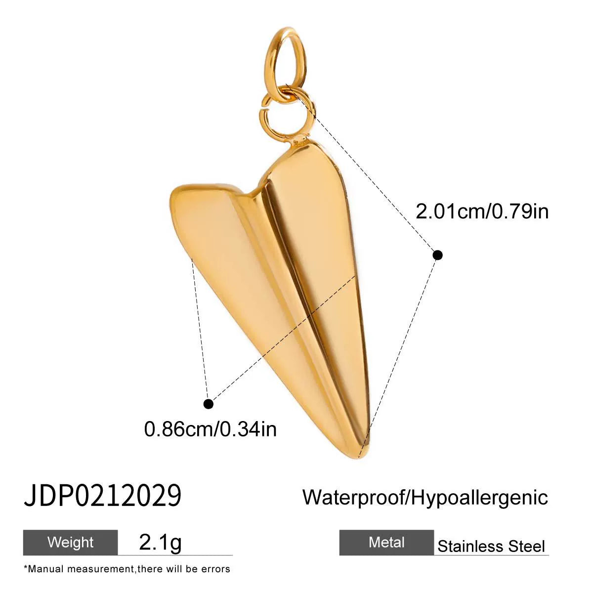 Kaylea Titanium Charm Pendants - JDP0212029 [VO9M64EU]