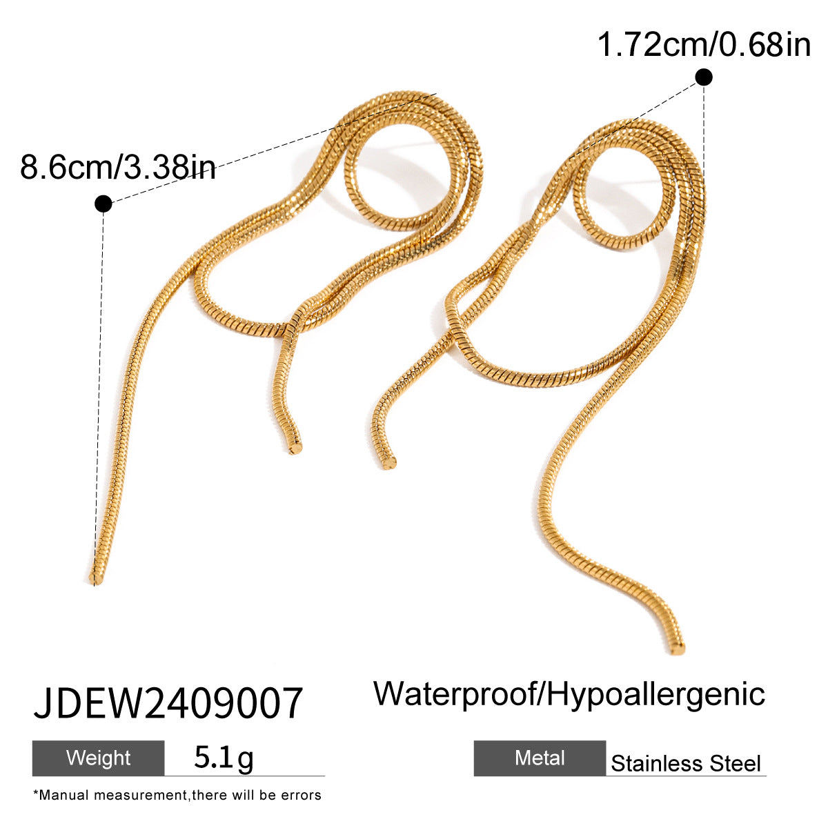 Kynzlee Statement Tassel Earrings - JDEW2409007 [VIU92FS2]
