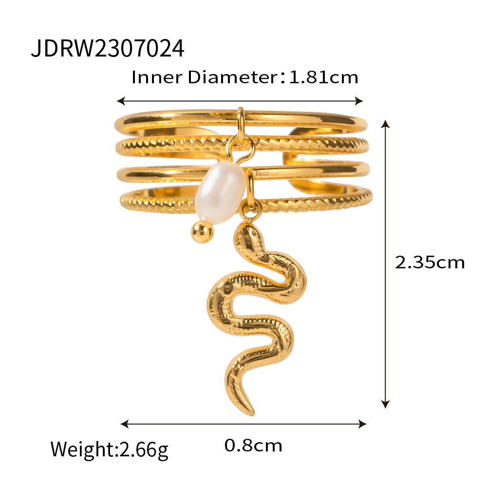 Aadya Stainless Steel Pendant Ring - JDRW2307024 [ED5858SV]