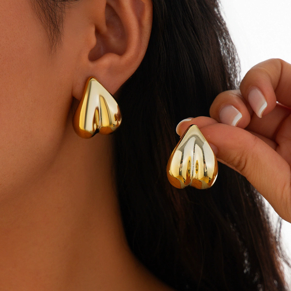 Sonora Glossy Drop Earrings - Style 08 Gold [0WB0IV43]