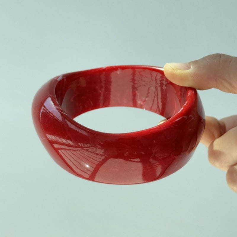 Ashton Sculptural Resin Bracelet - L [5G0T3VNA]