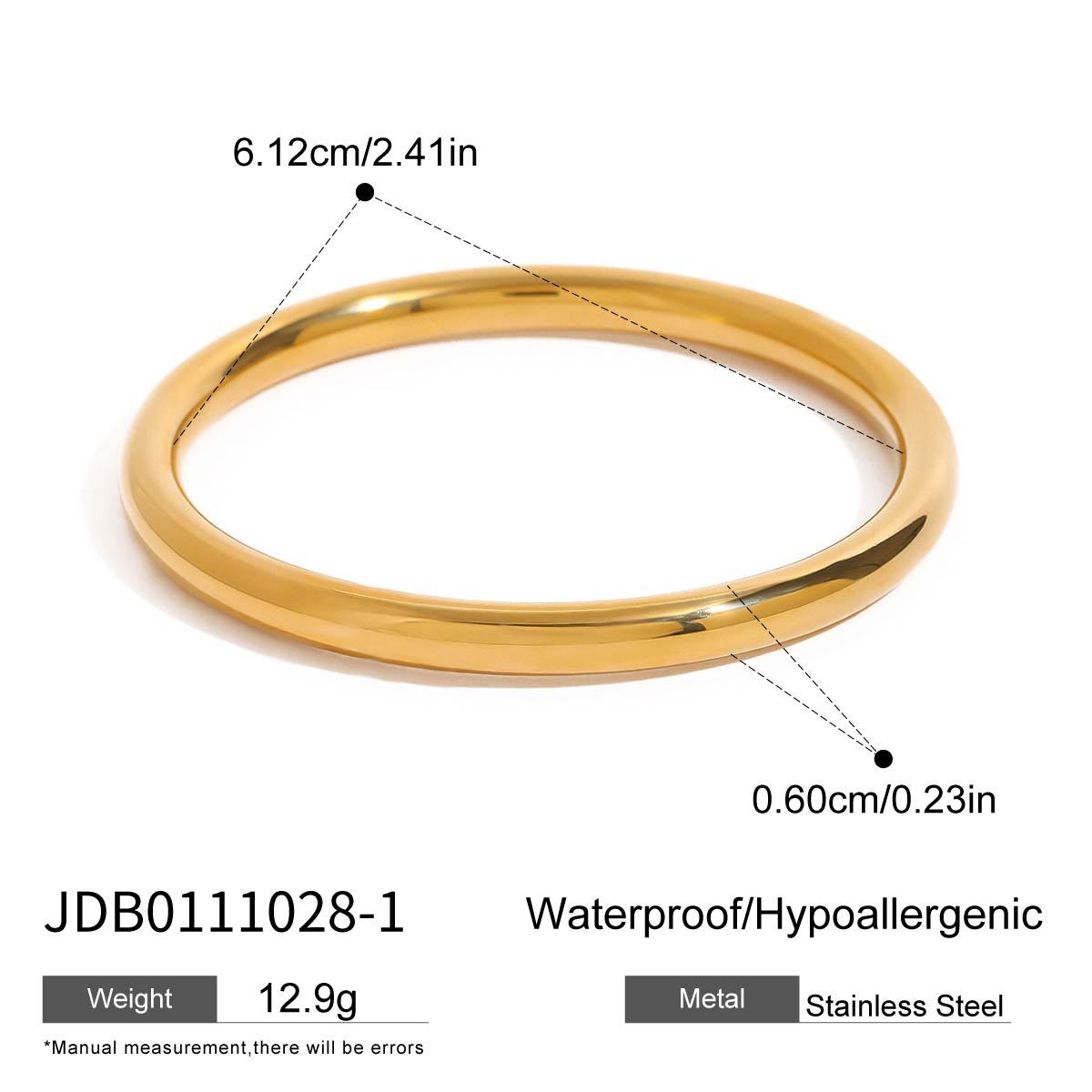 Nyomi Sleek Bangle - Silver Tone [WJBOW8FZ]