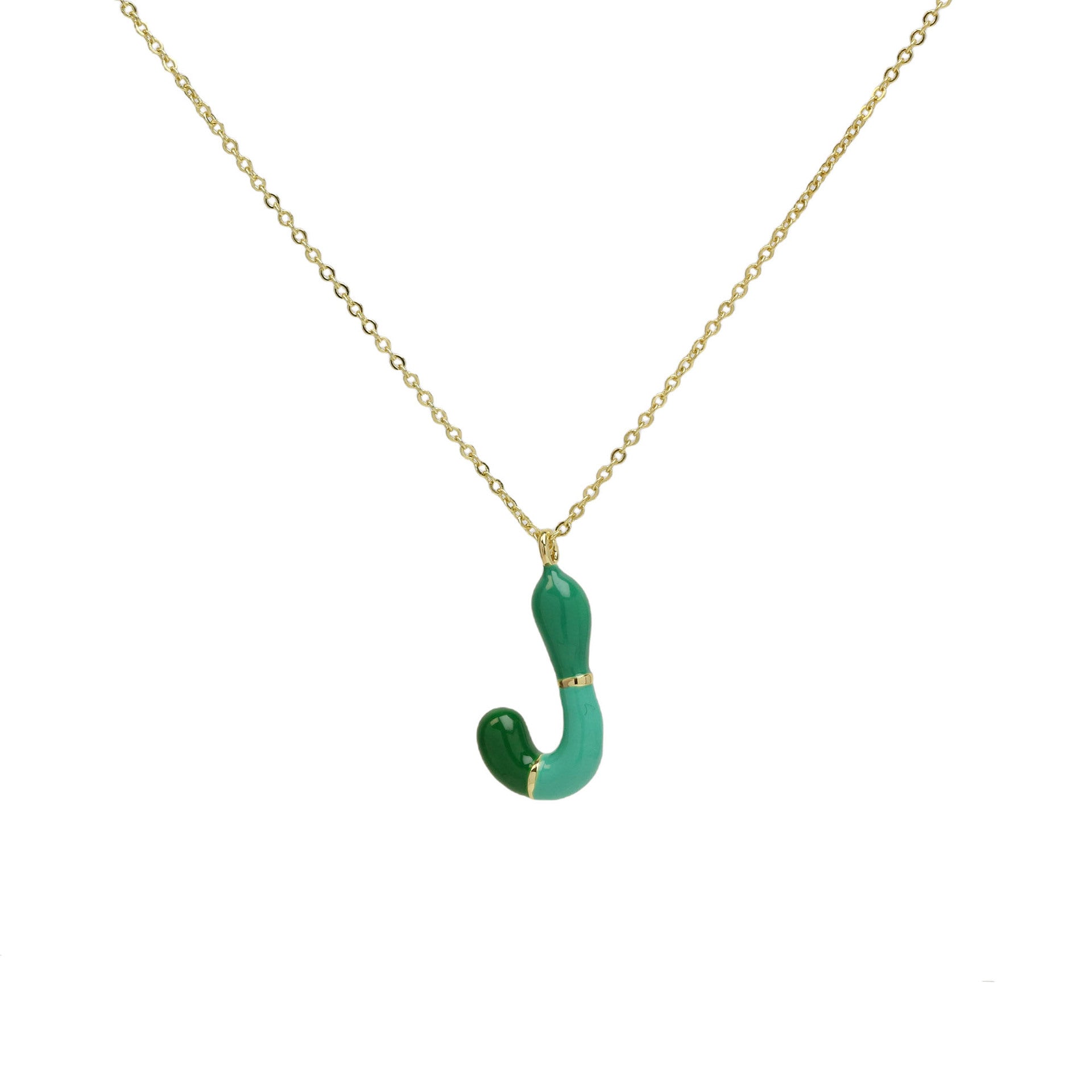 Esmae Bubble Initial Necklace - Necklace J [ZDXYKWFD]
