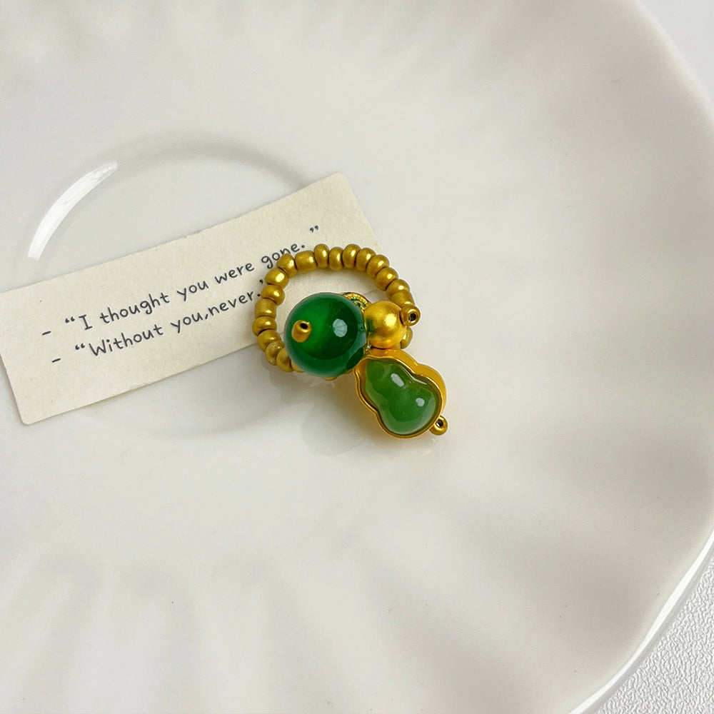 Adrielle Enamel Gourd Ring - Style A [TT7QOT94]