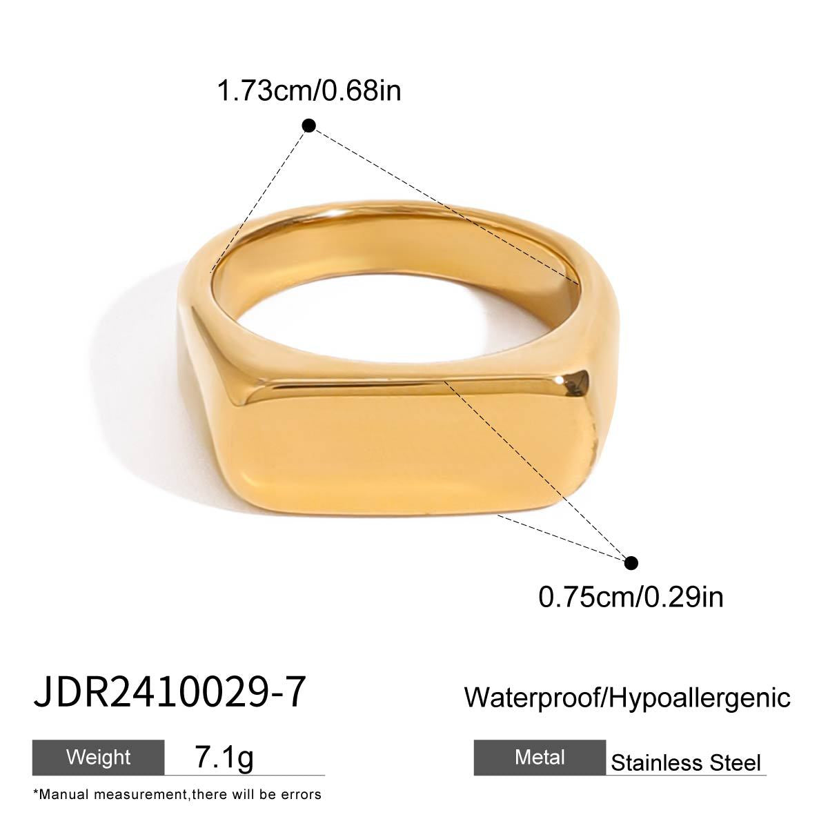 Destiny Geometric Steel Jewelry - Gold-Tone Geometric Ring [0AMXAAA9]