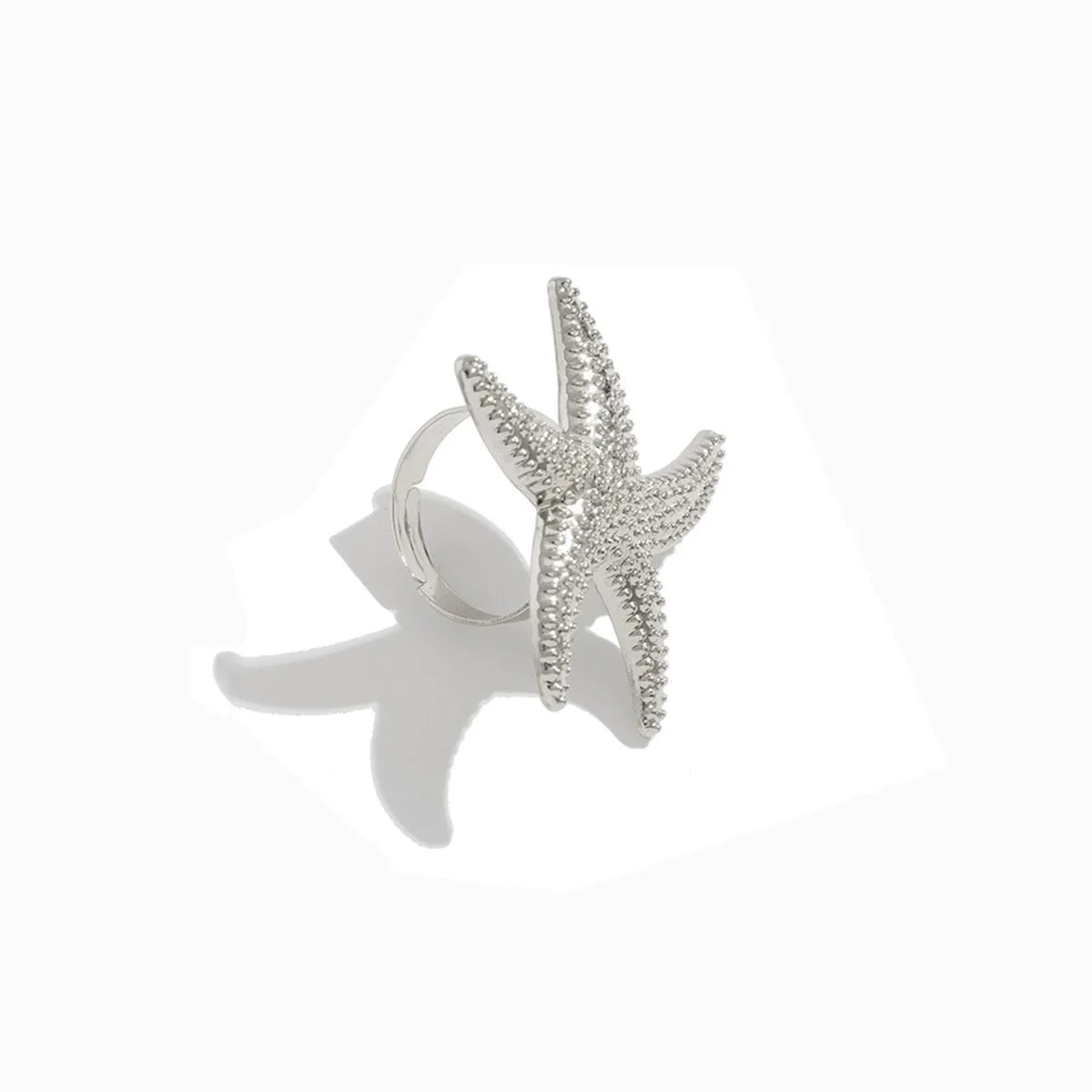 Cori Chic Pearl Ring - Starfish Silver
