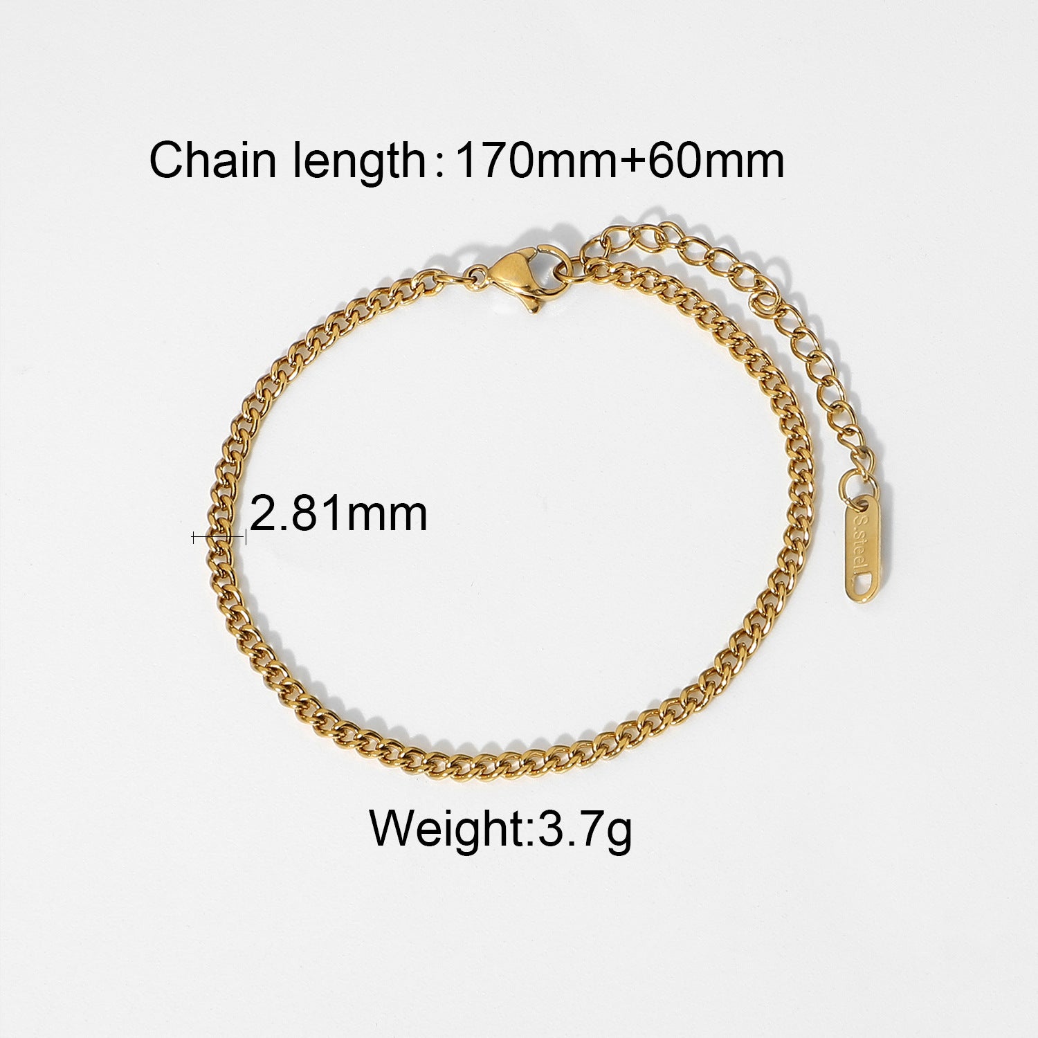 Eleonore Gold Emerald Bracelet - JDB201047-1 [Z5LEZ7NH]