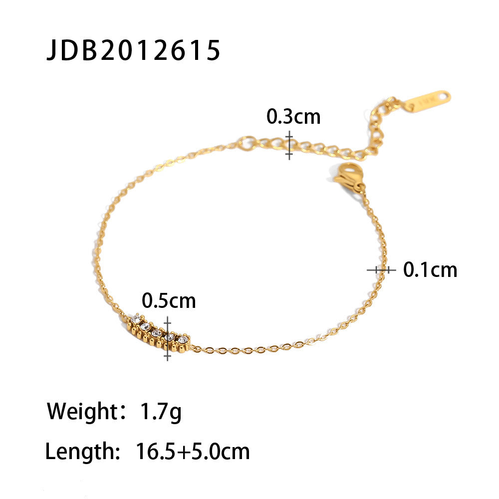 Iyla Sparkling Zircon Bracelet - JDB2012615 [LPI0CGYG]