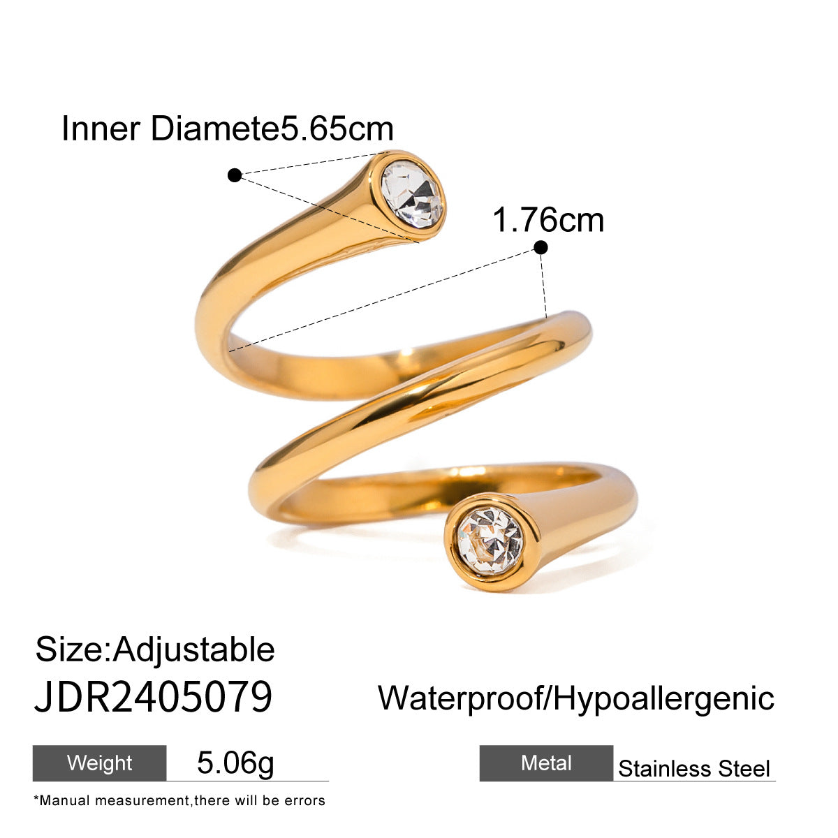 Annika Geometric Zircon Ring - JDR2405079 [RY1O9NKP]