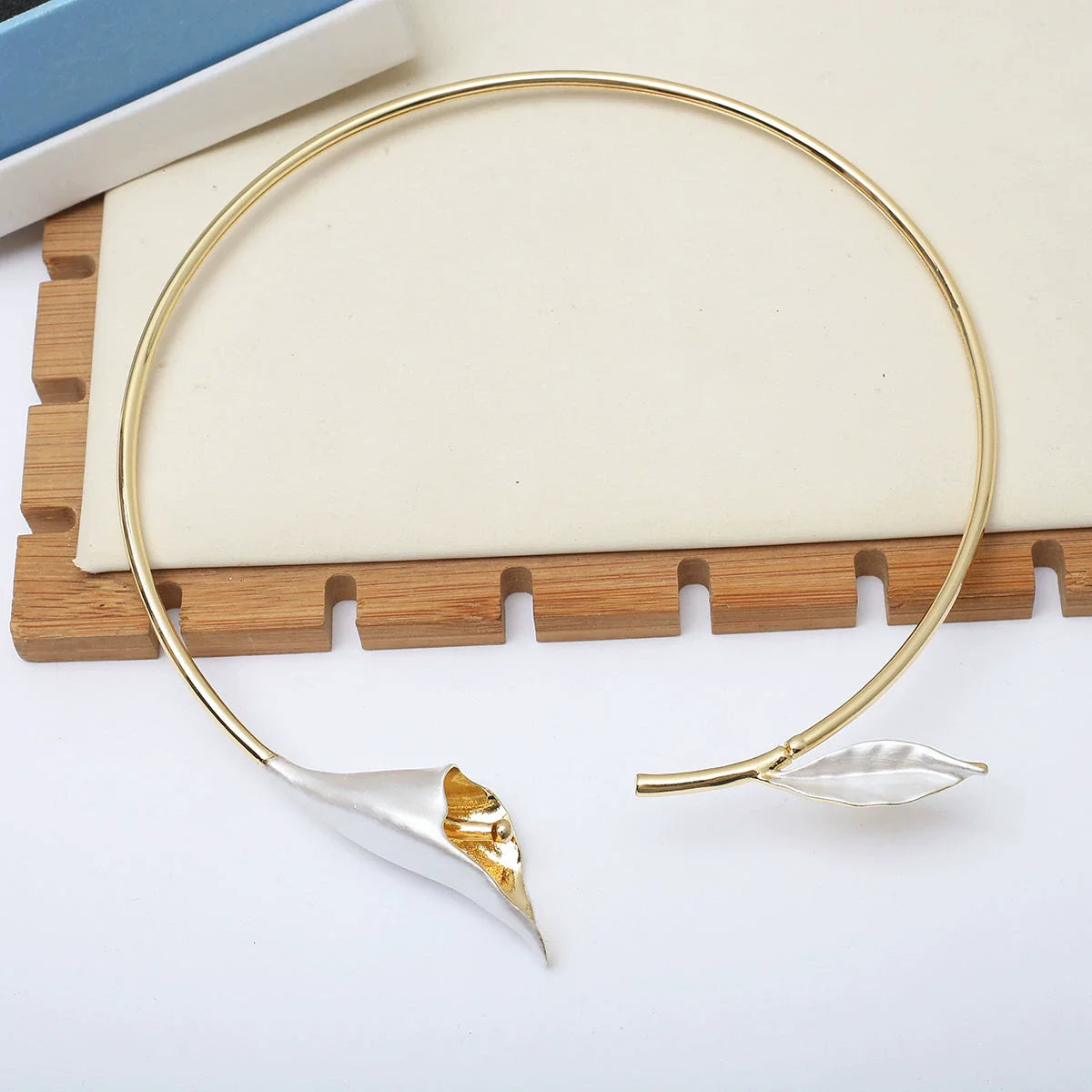 Brady Lily Leaf Choker - Lily Flower Choker