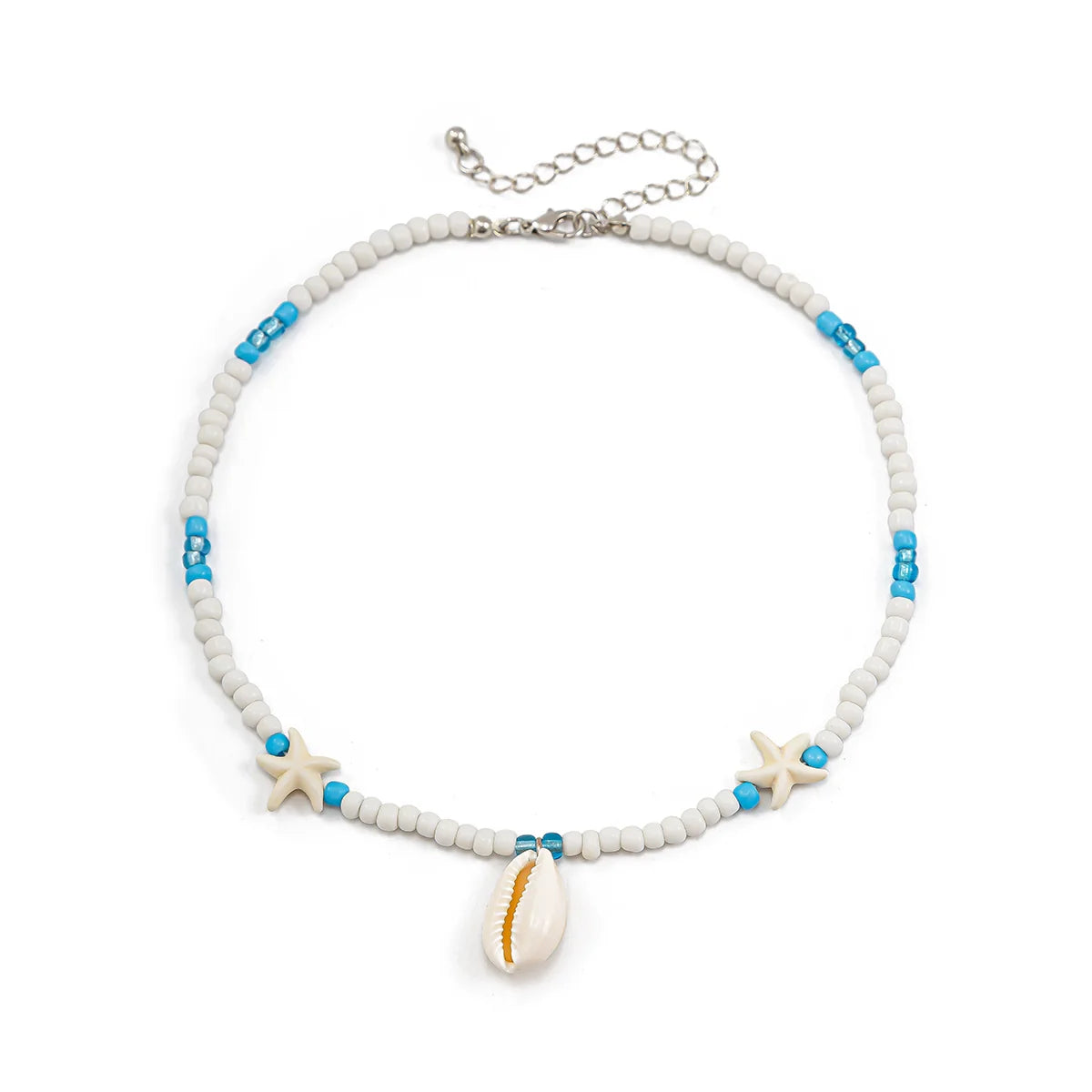 Amarianna Ocean Charm Necklace - Mixed Color Starfish