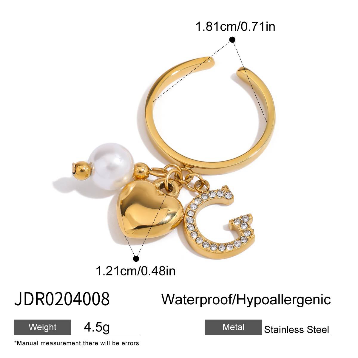 Kristi Floral Pearl Ring Set - JDR0204008 [PJ6L04JG]