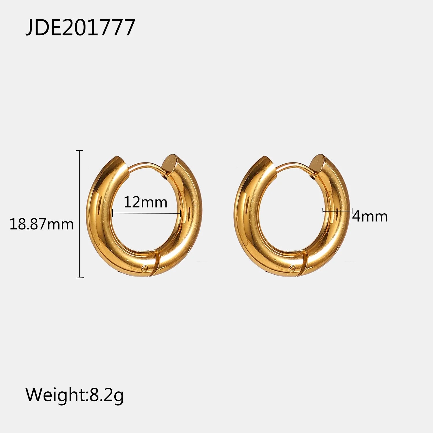 Taelyn Hoop Earrings - JDE201777