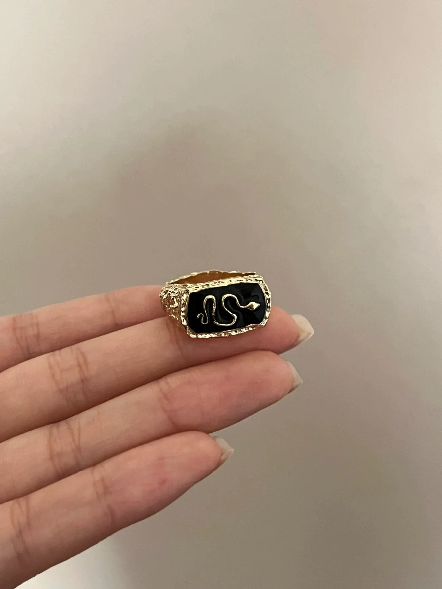 Reign Lava Serpent Ring - Serpent