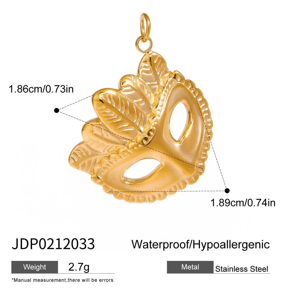 Kaylea Titanium Charm Pendants - JDP0212033 [3OC62BMN]