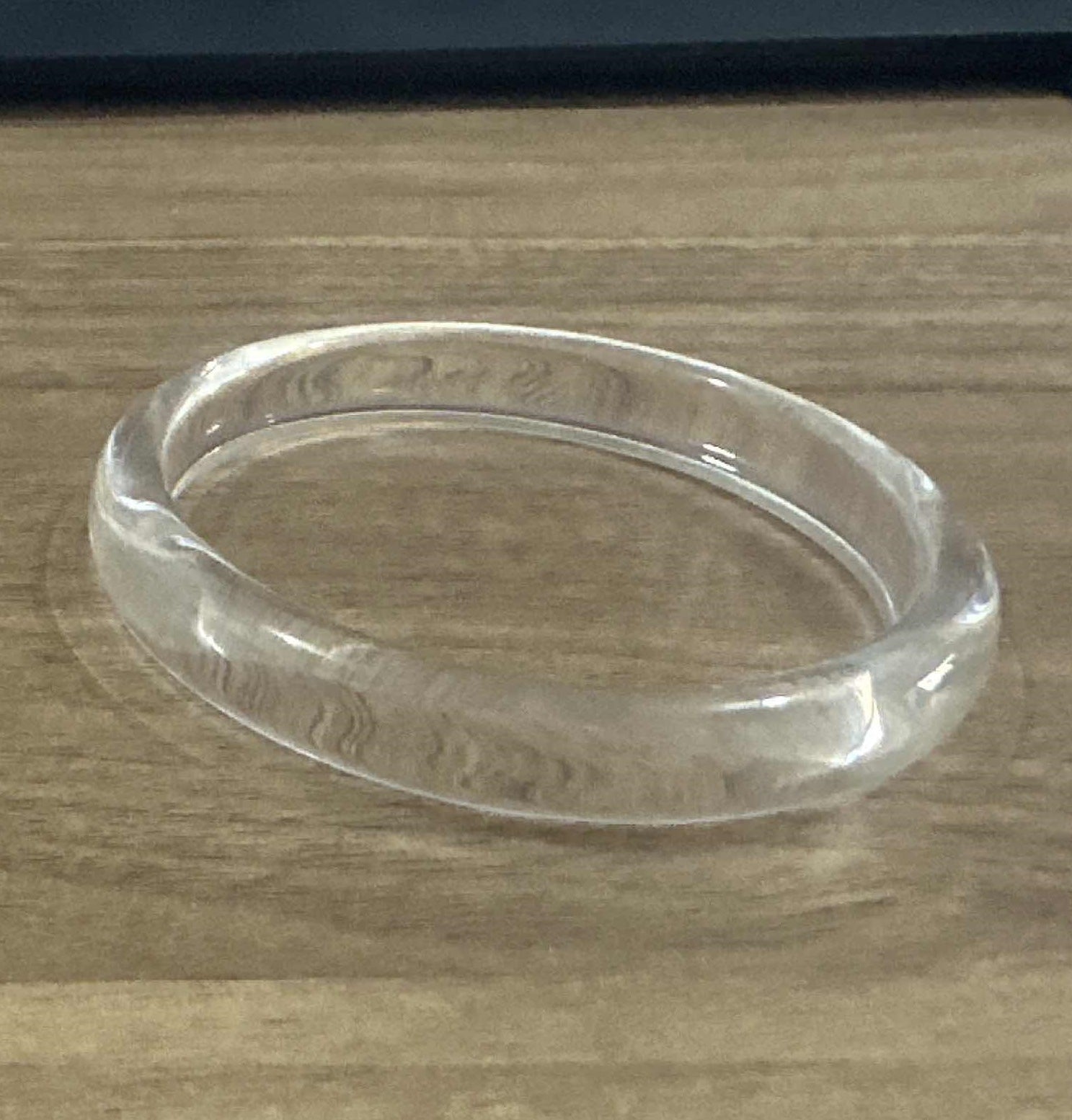 Francesca Marble Resin Bracelet - Round Transparent [5EUF7DXY]