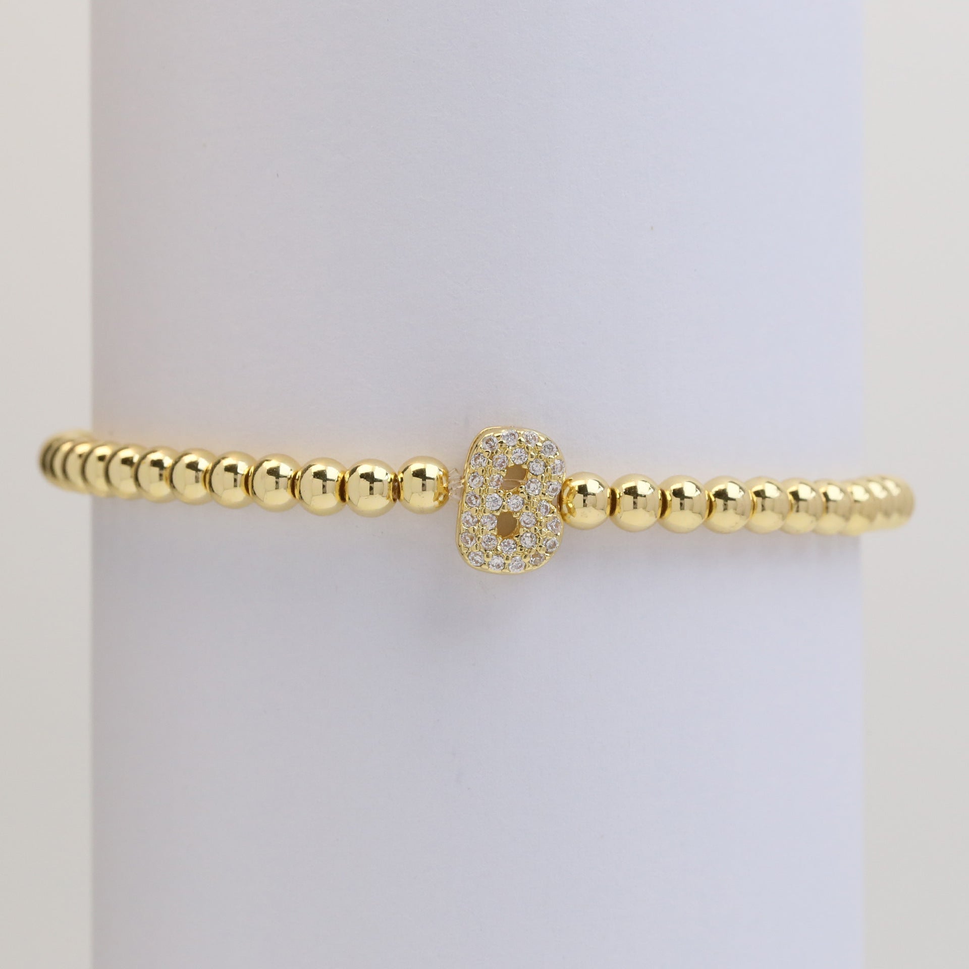 Aloni Bubble Letter Bracelet - Gold B [0SUQP98J]