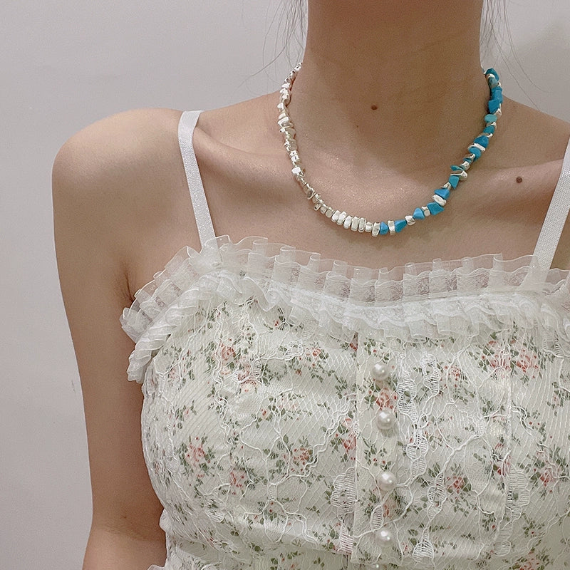 Naima Shattered Pearl Necklace - undefined