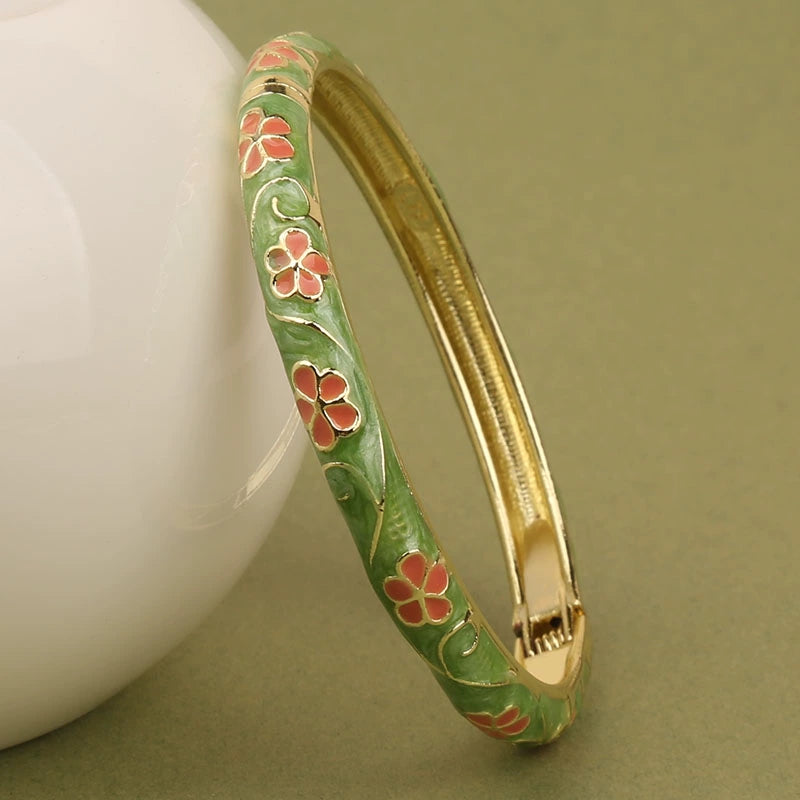 Zanyah Bloom Charm Bracelet - Green [LR40FTZ0]