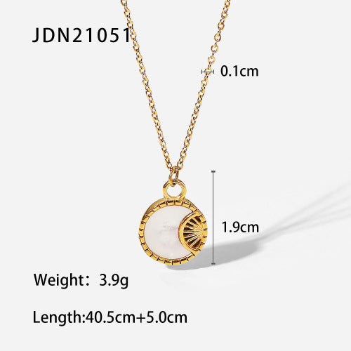 Zori Celestial Zircon Necklace - JDN21051 [2ALNO2V5]