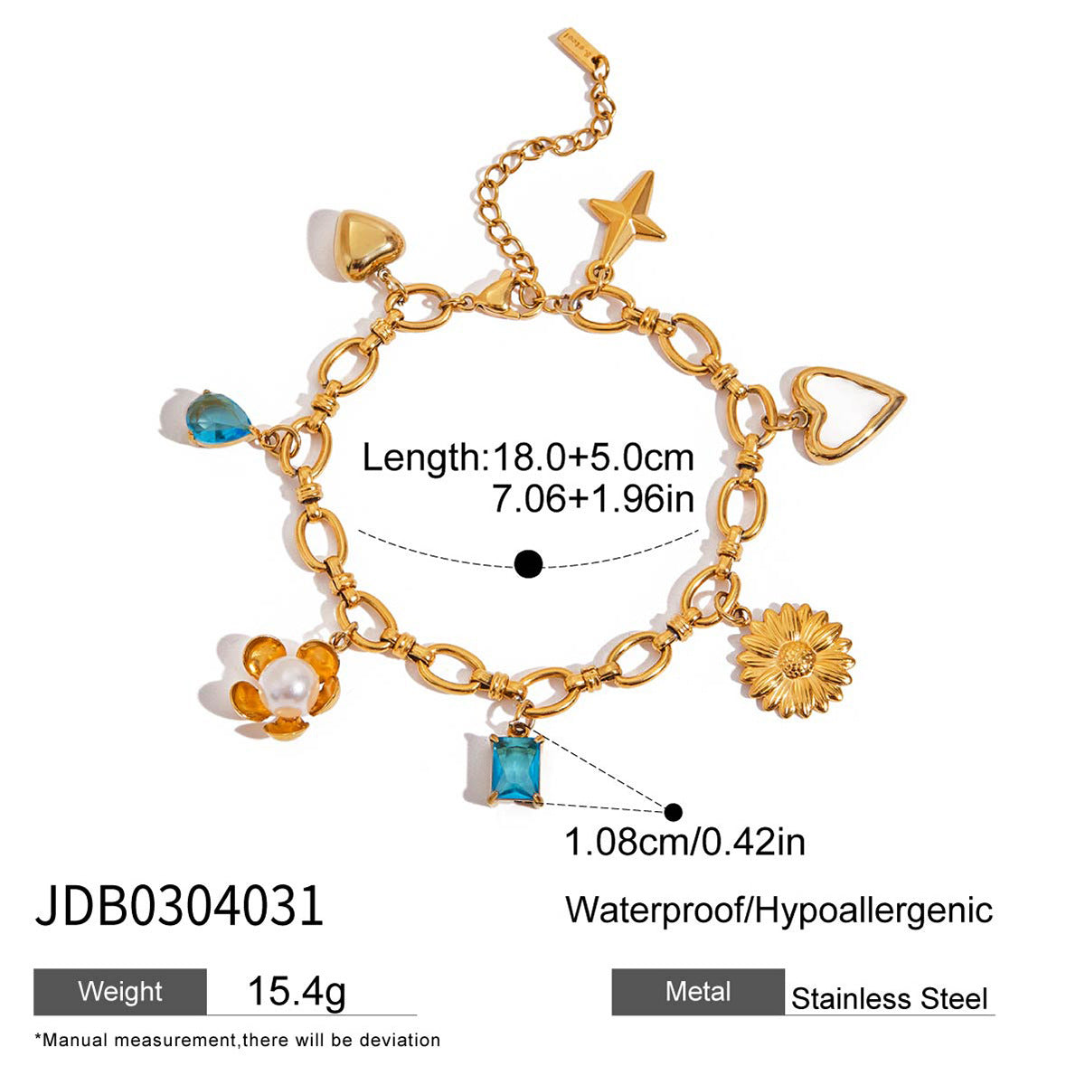 Azura Blossom Bead Bracelet - JDB0304031 [36S62571]