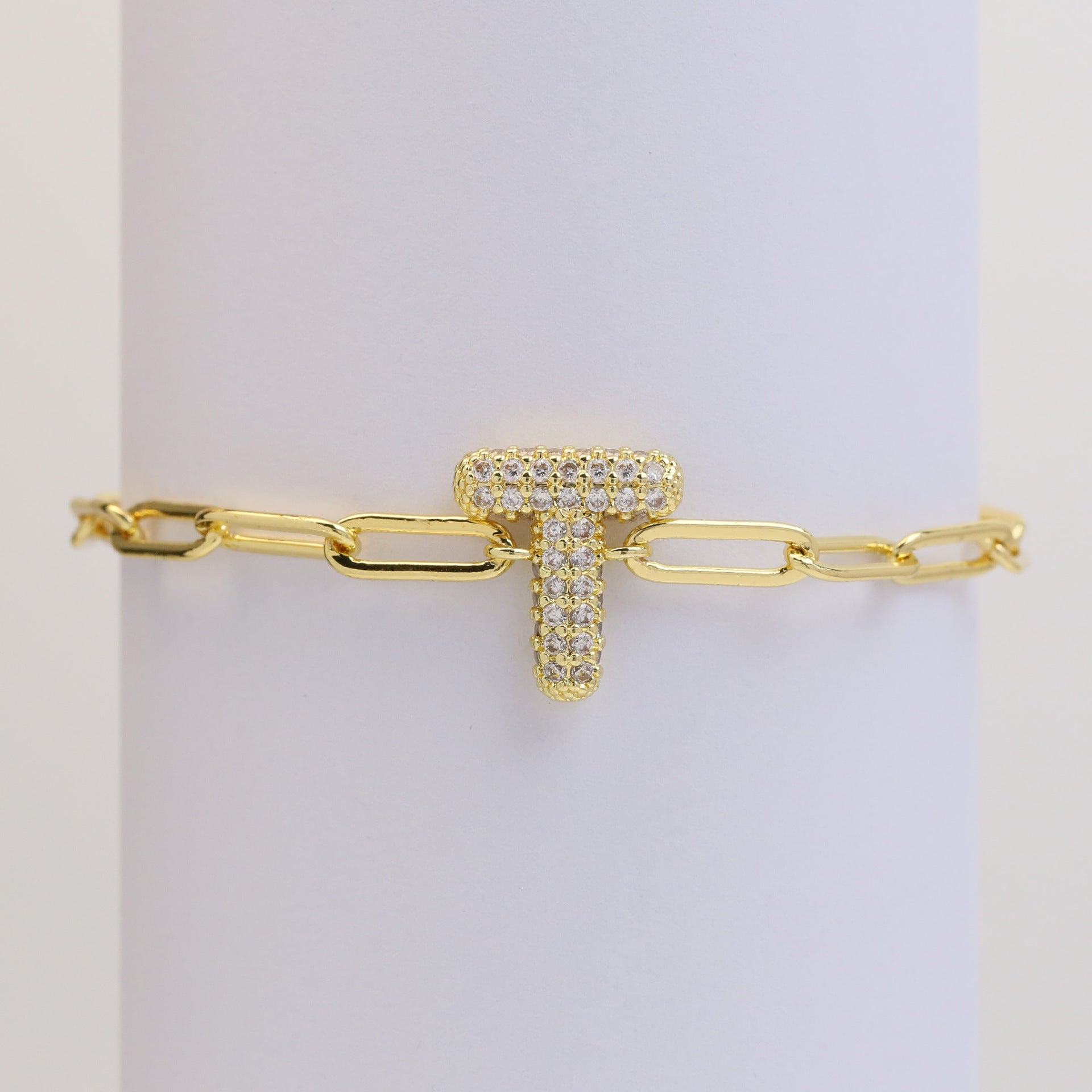 Willow Bubble Initial Bracelet - T [58V136CA]
