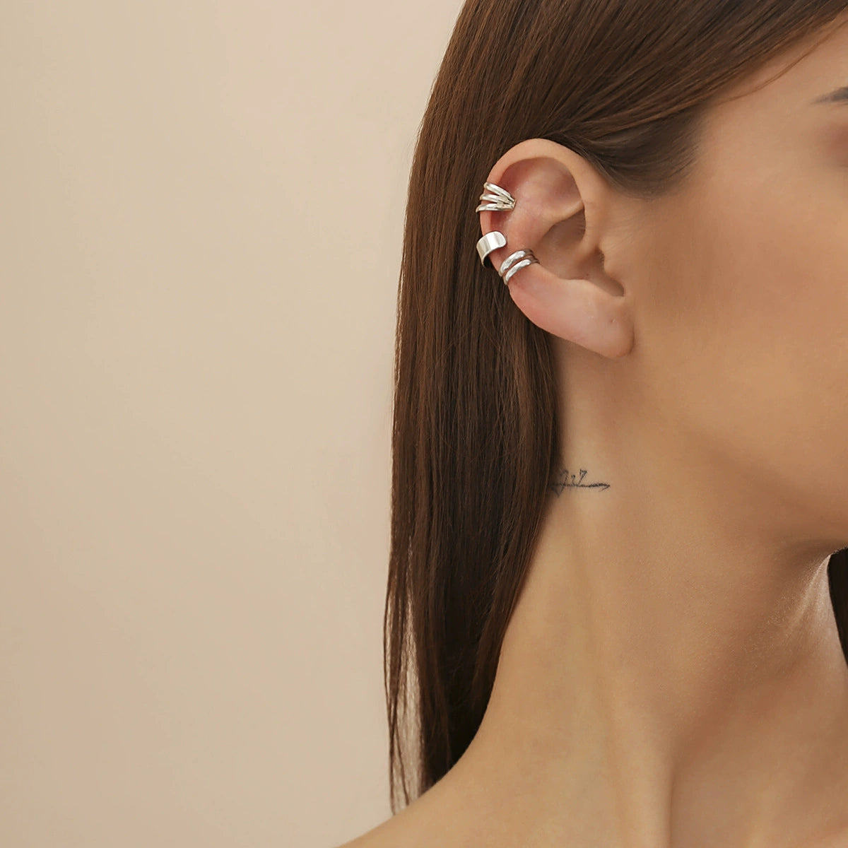 Cana Metallic Earring Sets - 06 White K [FULP0MLU]