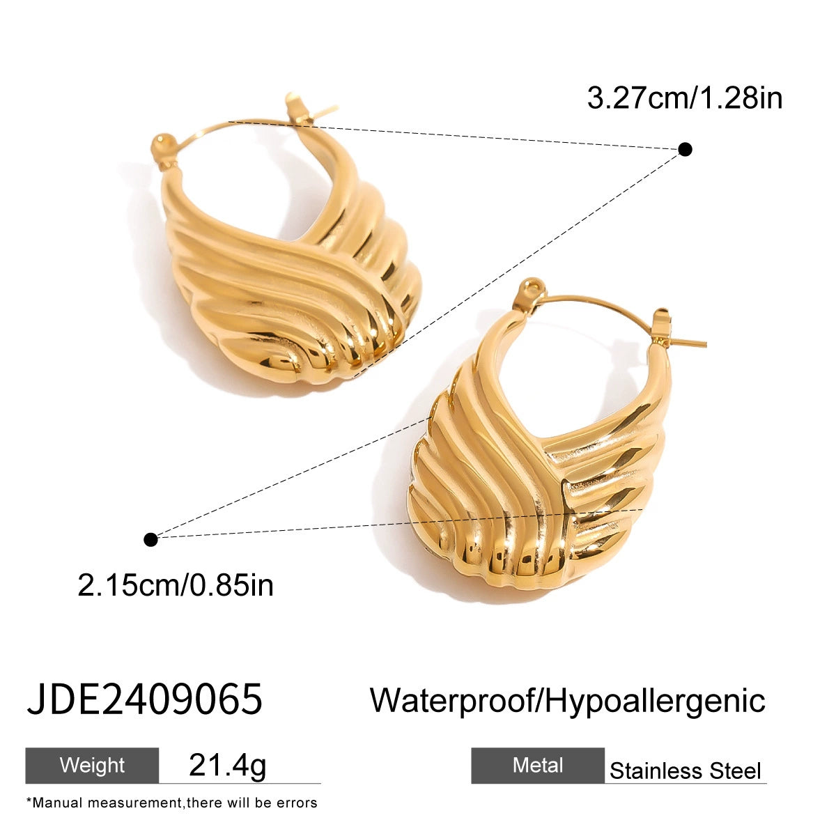 Anuhea Threaded Square Earrings - JDE2409065 [LFGD3SVG]