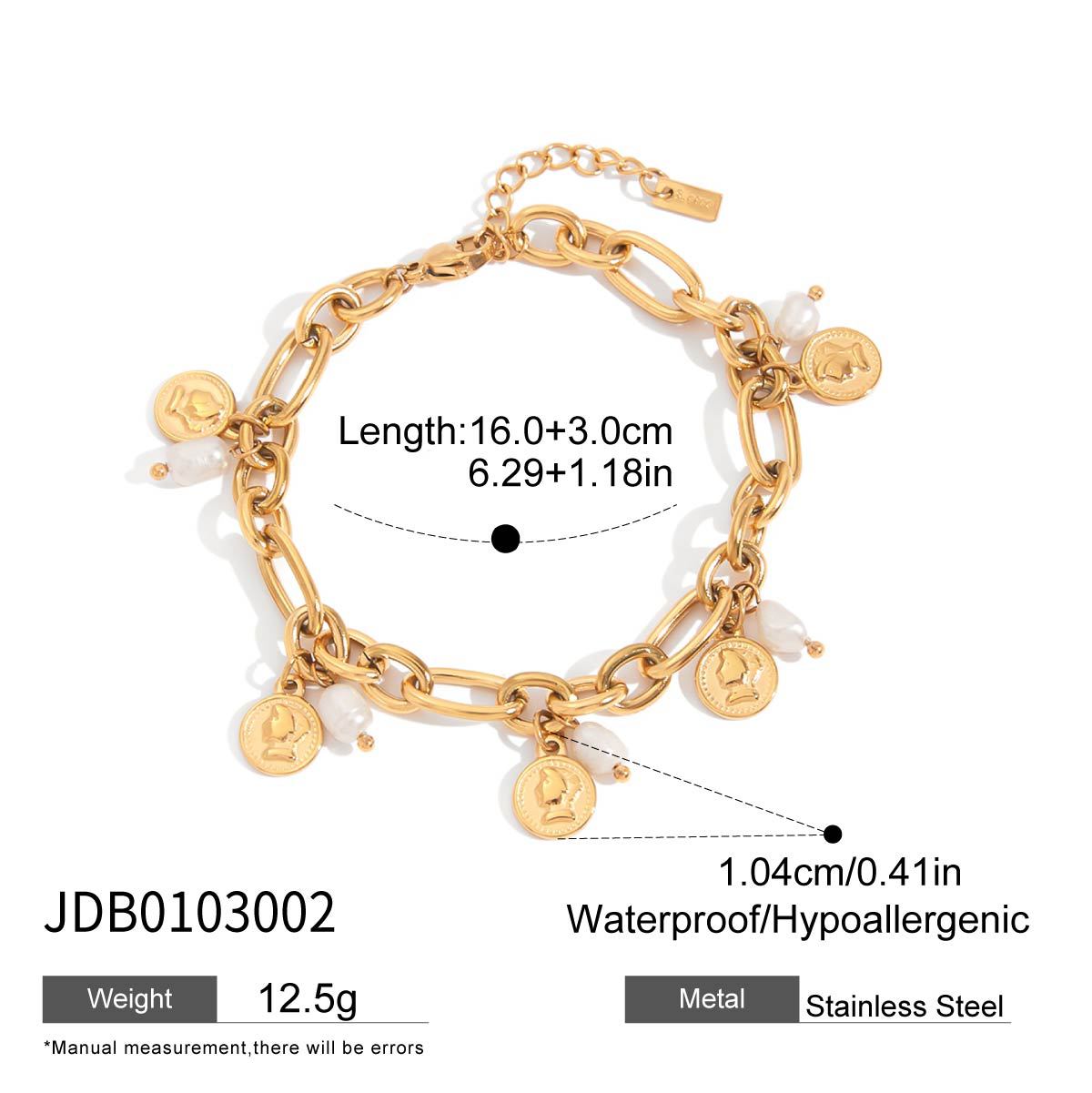 Asa Pearl Hand Chain Bracelet - JDB0103002 [FJXFYKRK]