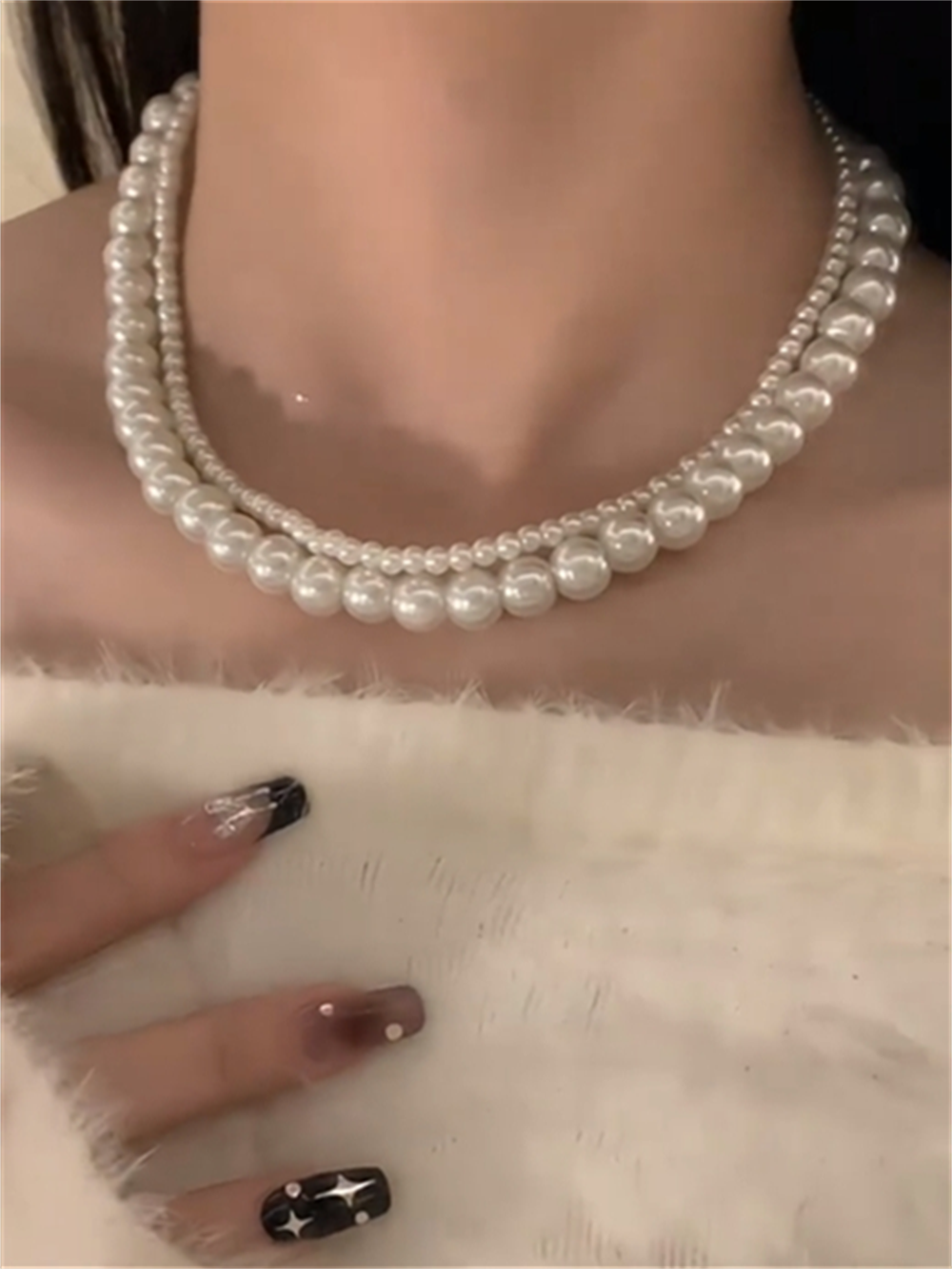 Tynlee Elegant Pearl Necklace - Pearl Necklace