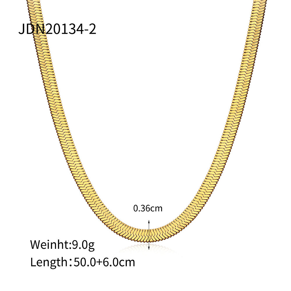 Lailani Sleek Snake Necklace - 20 inch [95CD96EW]