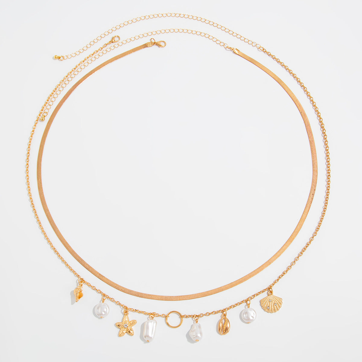 Esty Pearl Starfish Waist Chain - Gold Chain 2 [L3H784N0]