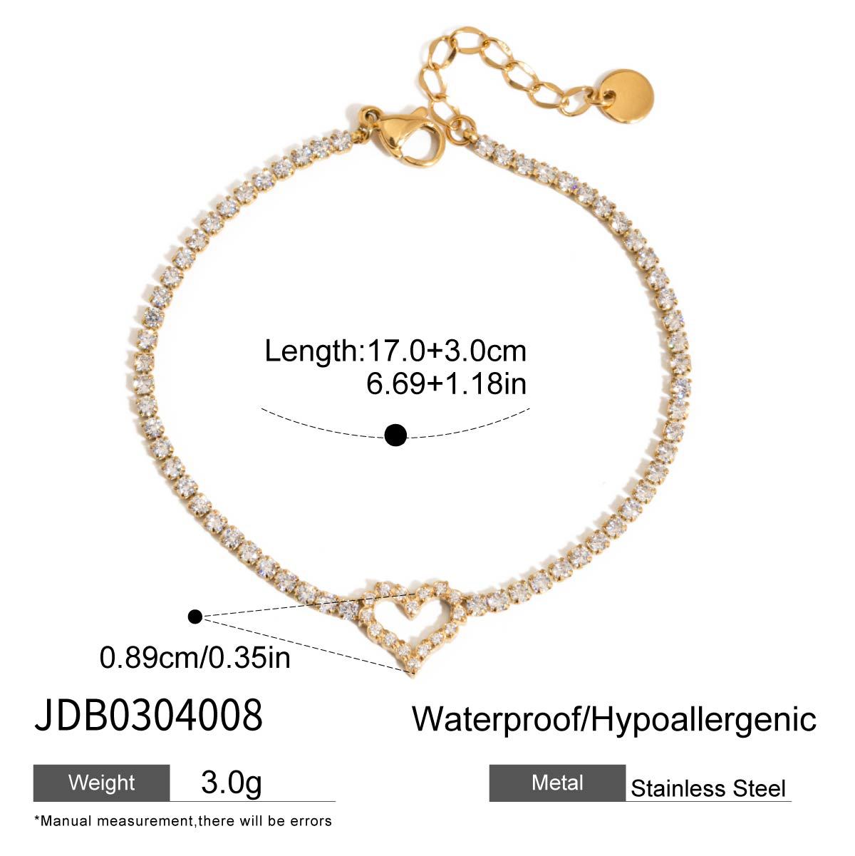 Denali Layered Zircon Bracelets - JDB0304008 [FUGQXOJD]