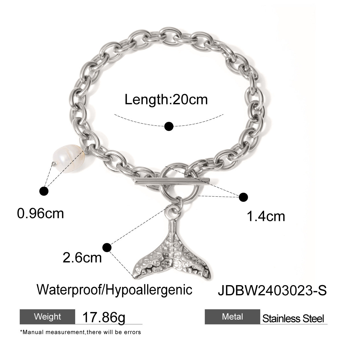 Ellarae Marine Charm Bracelet - JDBW2403023-S [ND2Z5VH2]