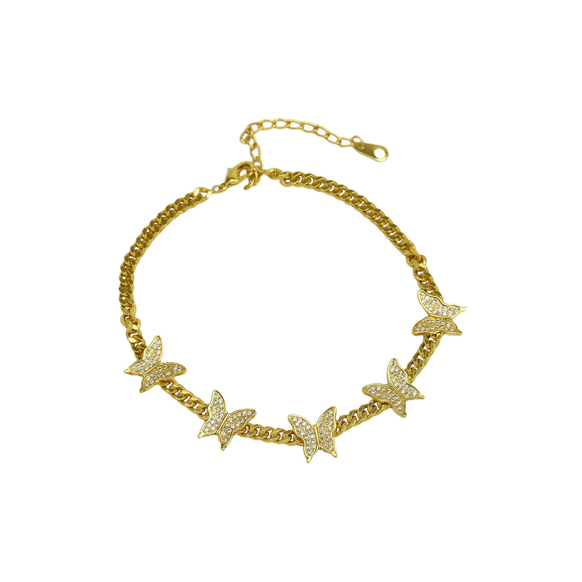 Lachlan Butterfly Charm Bracelet - Style 8 Gold [QXXTAHJO]