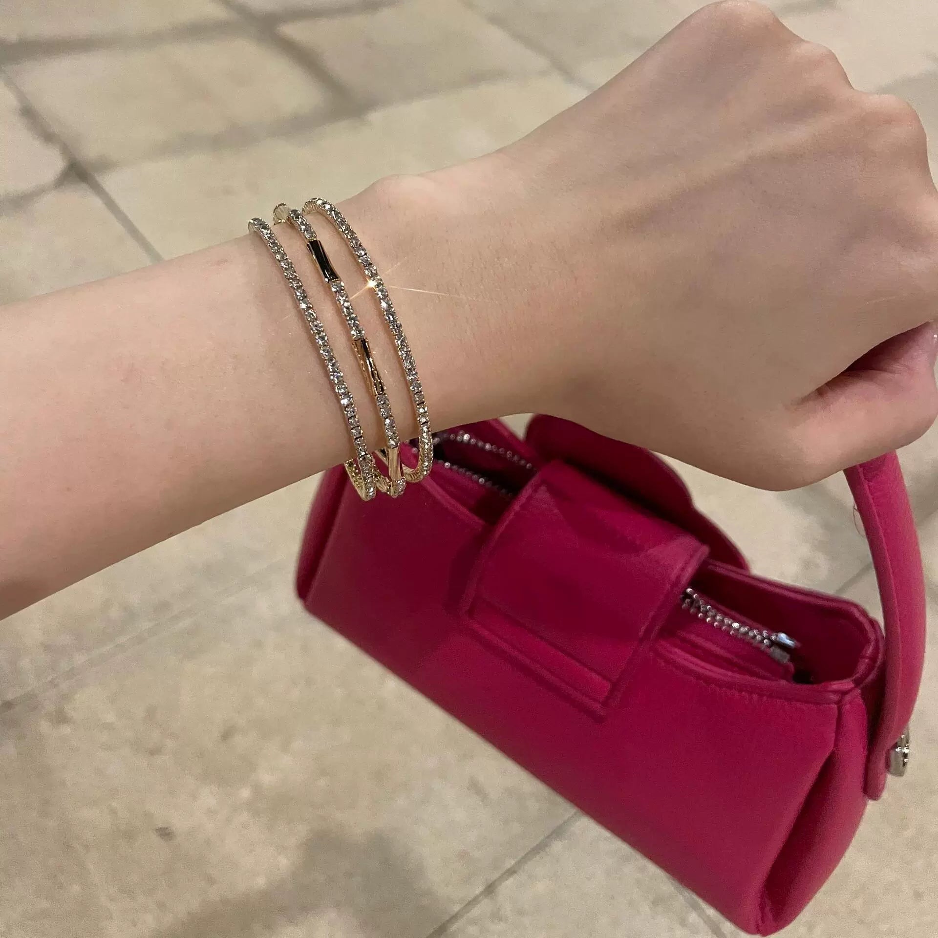 Paloma Dazzling Star Bangle - Star Dazzle Three-Layer Bangle