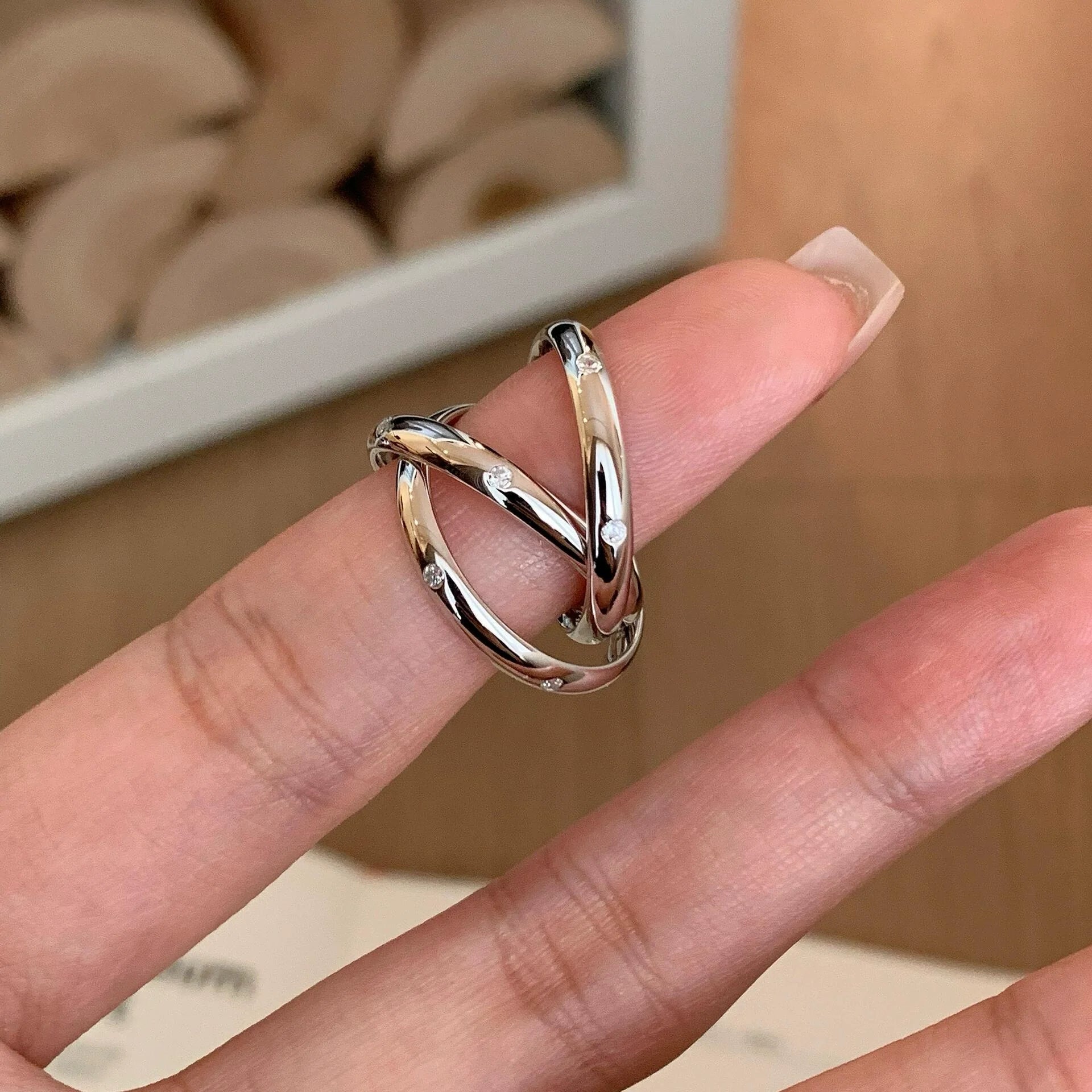 Xenia Triple Layered Ring - Triple Ring