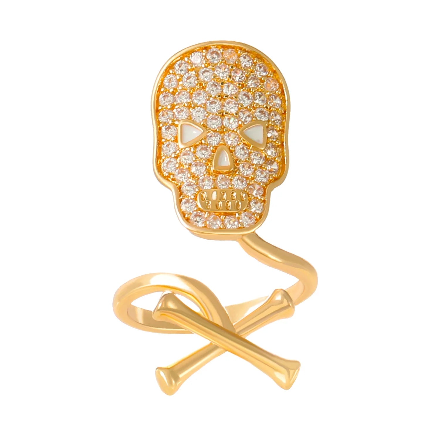 Kristi Geometric Nail Rings - KC Gold K-1061