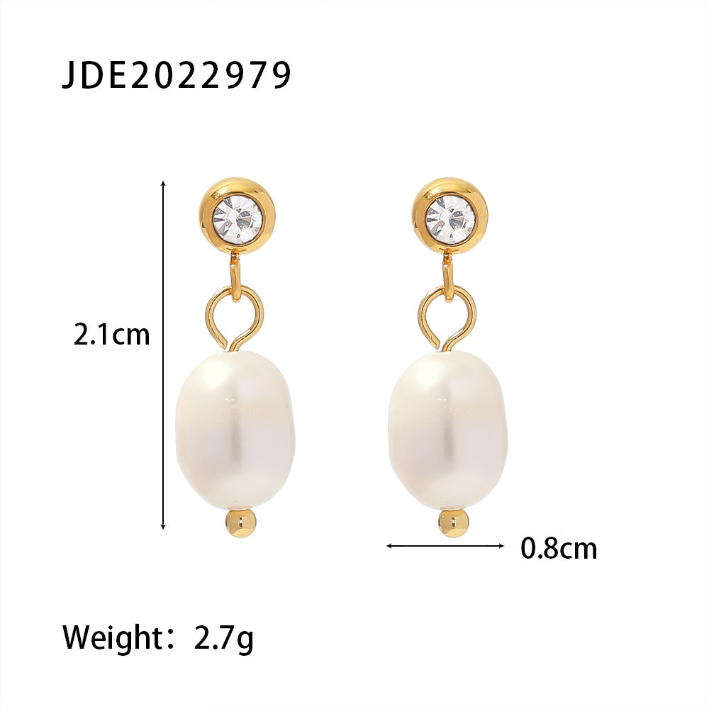 Carrington Pearl Drop Earrings - JDE2022979 [ML8LR8DO]