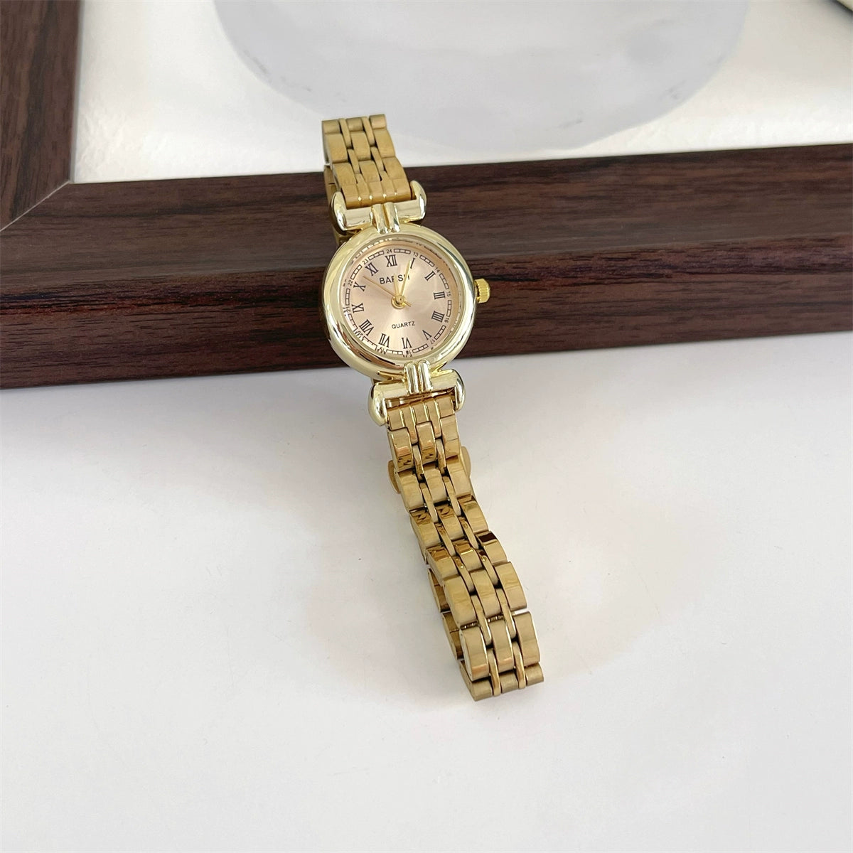 Kyla Vintage Charm Watch - Gold Band Gold Face [P52ORPTS]