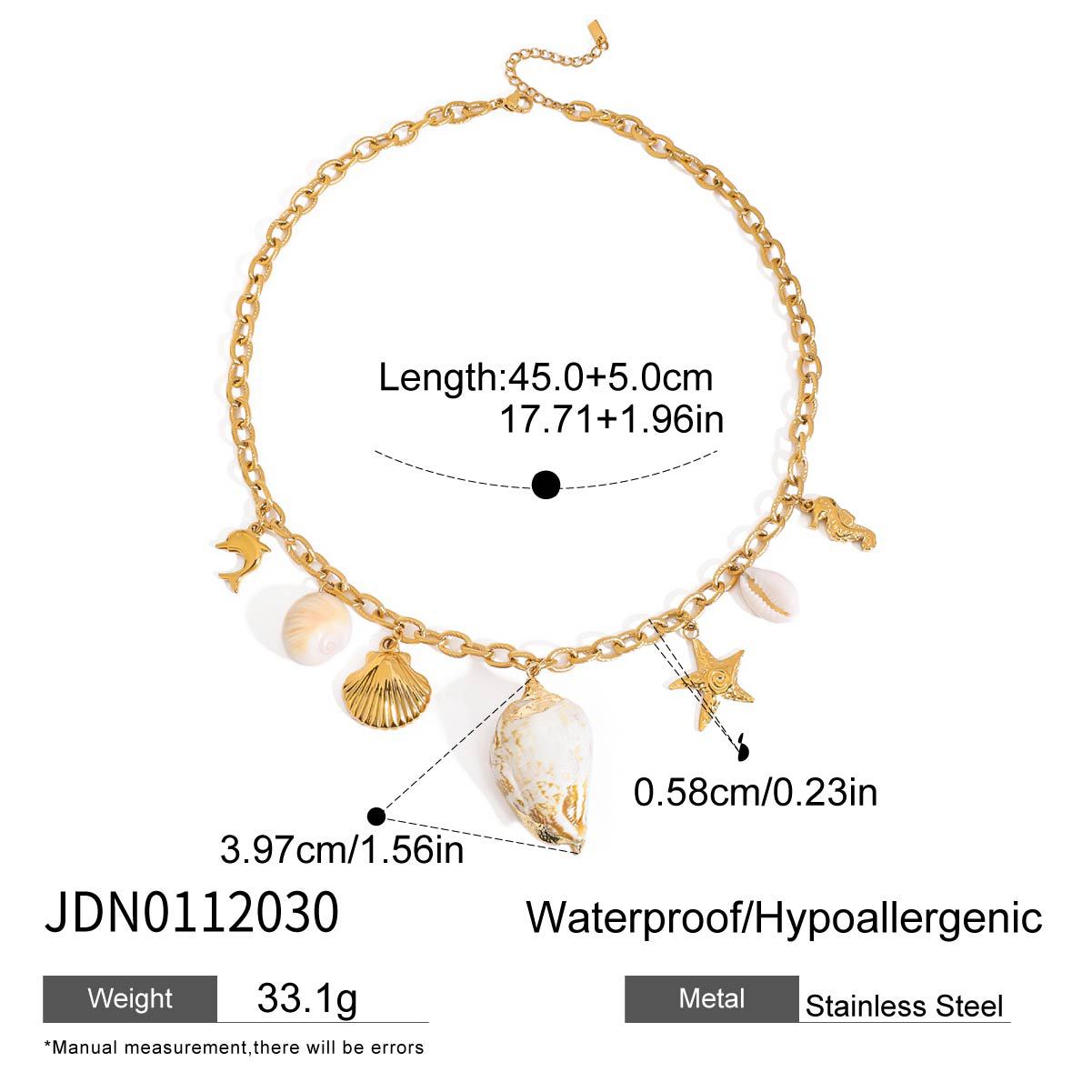 Theodora Shell Charm Jewelry Set - JDN0112030 [AFK4BB2A]
