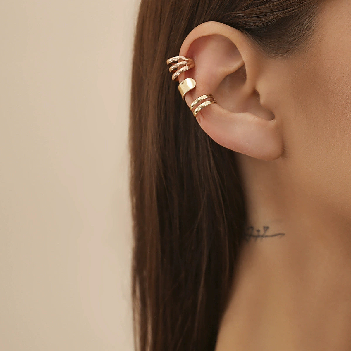 Cana Metallic Earring Sets - 06 Gold [QJXVNGZ1]