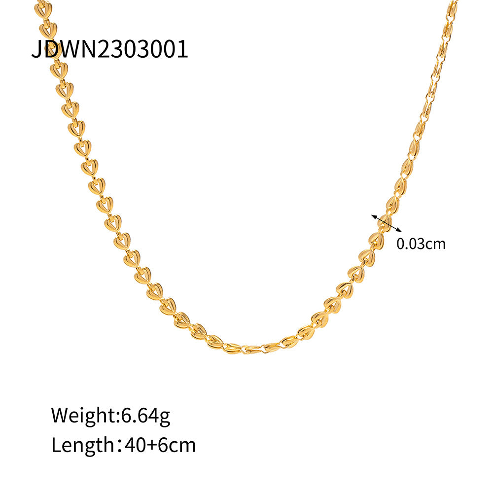 Eleanor Gold Heart Bracelet - JDWN2303001 [3K8B5ABR]