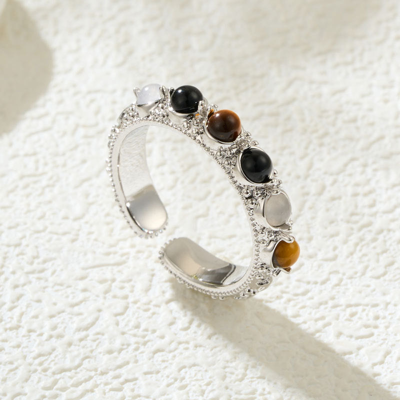 Harper Vintage Open Tiger Eye Ring - R16111K9106 [9NGMFJDC]